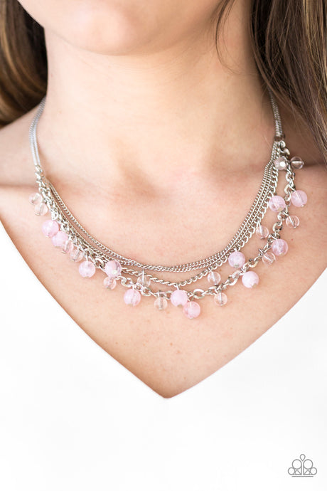 Paparazzi ~ Ocean Odyssey ~ Pink Necklace Set