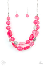 Load image into Gallery viewer, Paparazzi ~ Oceanic Opulence ~ Pink Necklace and Bracelet Set (Fashion Fix Exclusive)