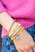 Load image into Gallery viewer, Paparazzi ~ Offshore Outing ~ Yellow Bracelets