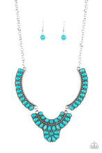 Load image into Gallery viewer, Paparazzi ~ Omega Oasis ~ Blue Turquoise Necklace Set