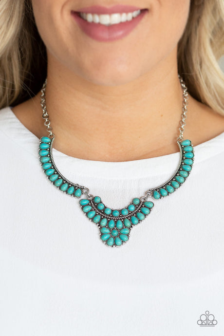Paparazzi ~ Omega Oasis ~ Blue Turquoise Necklace Set