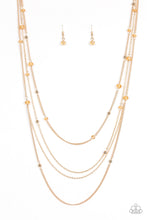 Load image into Gallery viewer, Paparazzi ~ On The Front SHINE ~ Gold Necklace Set