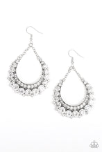 Load image into Gallery viewer, Paparazzi ~ Once In A SHOWTIME ~ White Earrings