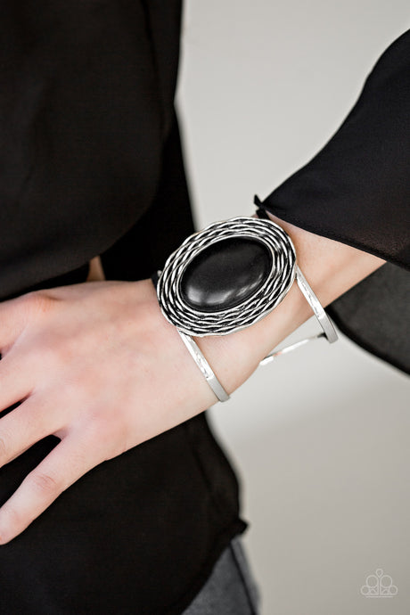 Paparazzi ~ One For The RODEO ~ Black Cuff Bracelet
