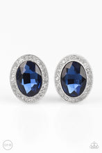 Load image into Gallery viewer, Paparazzi ~ Only FAME In Town ~ Blue Clip-On Earrings