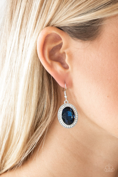 Paparazzi ~ Only FAME In Town ~ Blue Earrings