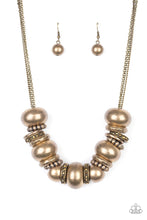 Load image into Gallery viewer, Paparazzi ~ Only The Brave ~ Brass Necklace Set