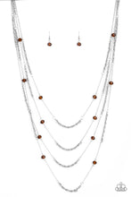 Load image into Gallery viewer, Paparazzi ~ Open For Opulence ~ Brown Necklace Set