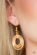 Load image into Gallery viewer, Paparazzi ~ Open Plains ~ Gold Earrings