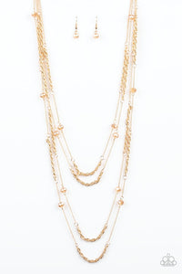 Paparazzi - Open for Opulence - Gold Necklace - Klassy Jewelz Boutique