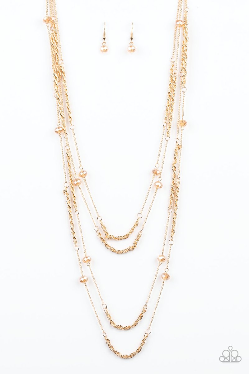 Paparazzi - Open for Opulence - Gold Necklace - Klassy Jewelz Boutique