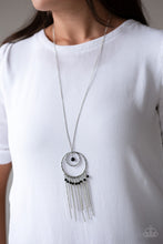 Load image into Gallery viewer, Paparazzi ~ Out Of Bounds Shimmer ~ Black Necklace Set