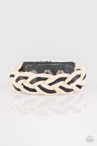 Paparazzi ~ Outback Outlaw ~ Men's Black Urban Bracelet