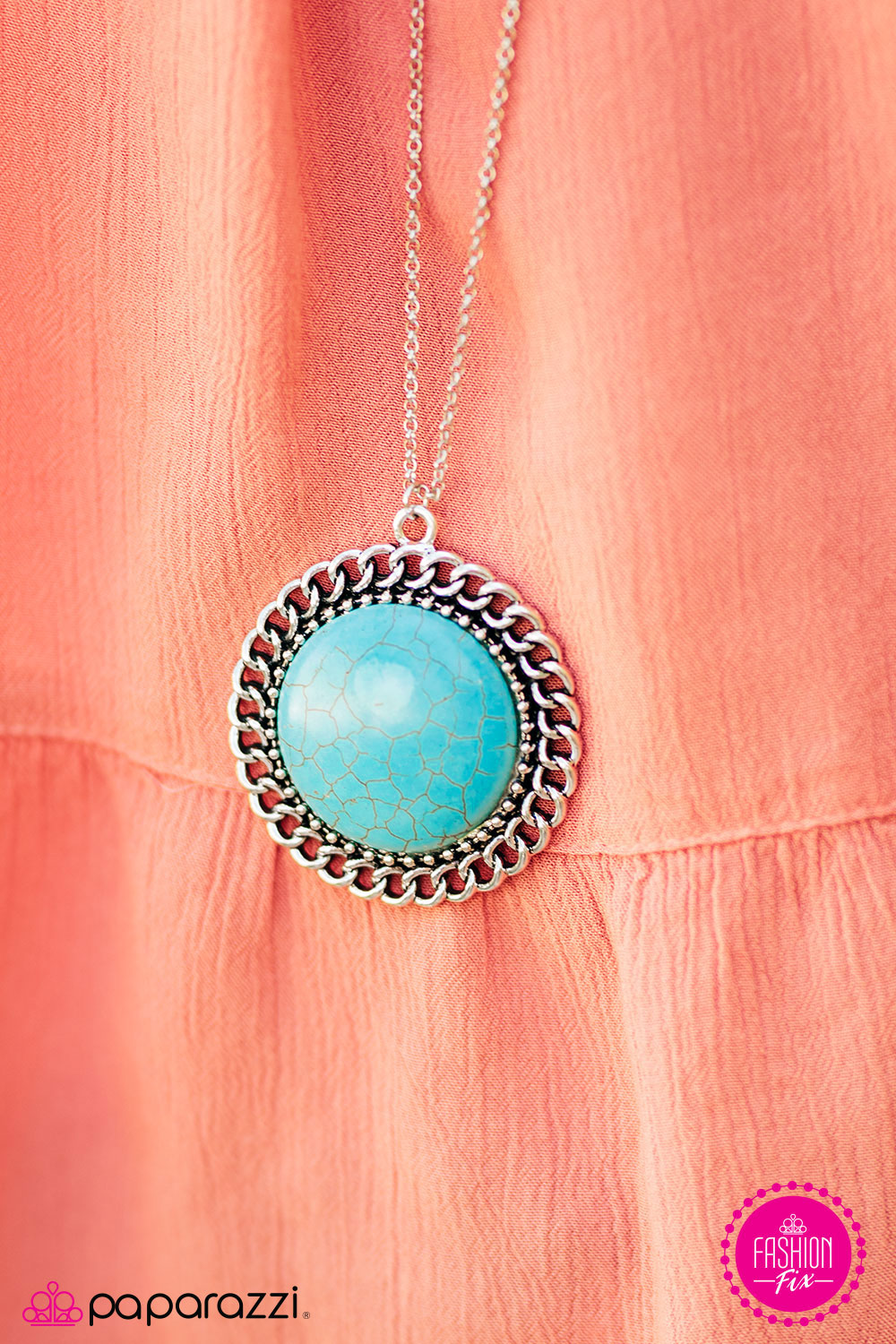 Paparazzi ~ Over The Mountain ~ Blue Turquoise Necklace & Bracelet Set (Fashion Fix Exclusive)