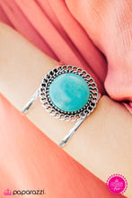 Load image into Gallery viewer, Paparazzi ~ Over The Mountain ~ Blue Turquoise Necklace &amp; Bracelet Set (Fashion Fix Exclusive)