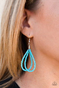 Paparazzi ~ A Standing Ovation ~ Blue knotted Seed Bead Necklace Set