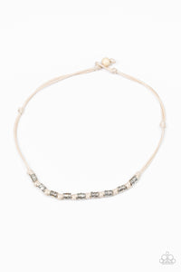 Paparazzi ~ PIRATE First Class ~ Men's White Urban Necklace