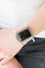 Load image into Gallery viewer, Paparazzi ~ PLAINS and Simple ~ Black Cuff Bracelet