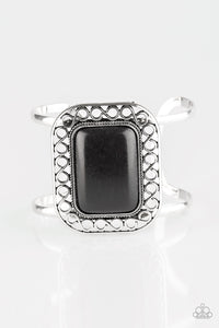 Paparazzi ~ PLAINS and Simple ~ Black Cuff Bracelet