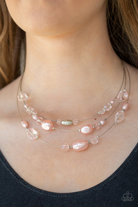 Paparazzi ~ Pacific Pageantry ~ Pink Necklace Set