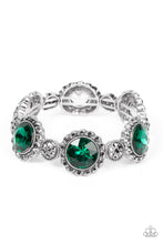 Load image into Gallery viewer, Paparazzi ~ Modest Masterpiece ~ Green Necklace and Bracelet Set