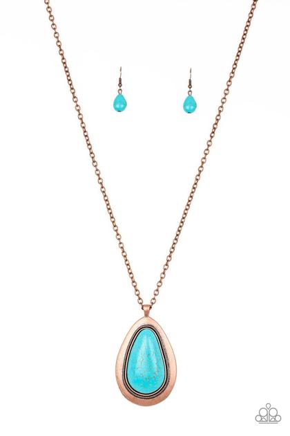 Paparazzi ~ BADLAND To The Bone ~ Copper Necklace  Set