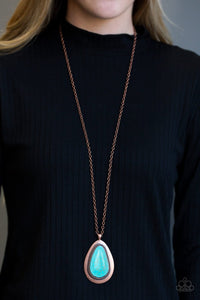 Paparazzi ~ BADLAND To The Bone ~ Copper Necklace  Set