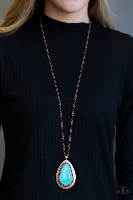 Paparazzi ~ BADLAND To The Bone ~ Copper Necklace  Set