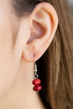 Load image into Gallery viewer, Paparazzi ~ Dazzle The Crowd ~ Red Necklace Set