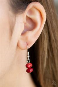 Paparazzi ~ Dazzle The Crowd ~ Red Necklace Set