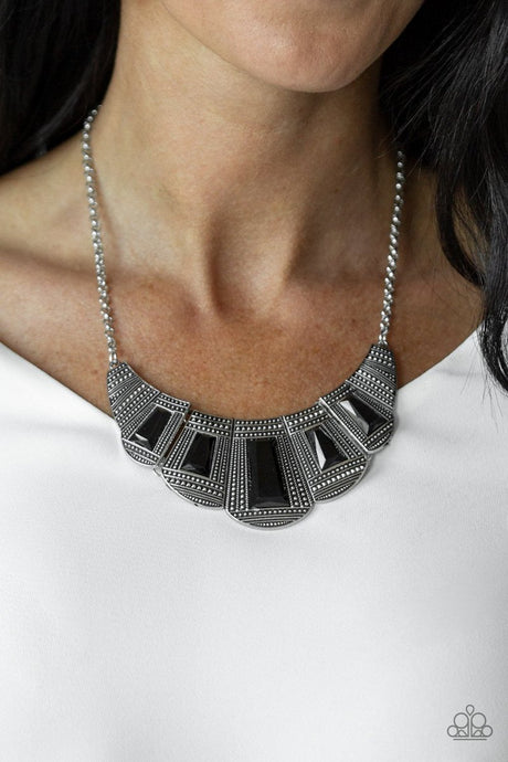 Paparazzi ~ Lion Den ~ Black Necklace Set