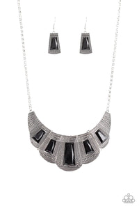 Paparazzi ~ Lion Den ~ Black Necklace Set