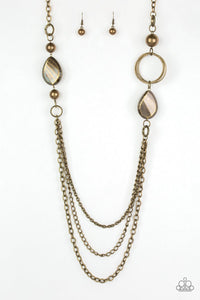 Paparazzi ~ Rebels Have More Fun ~ Brass Necklace Set