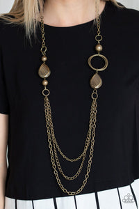 Paparazzi ~ Rebels Have More Fun ~ Brass Necklace Set