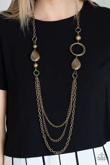 Paparazzi ~ Rebels Have More Fun ~ Brass Necklace Set