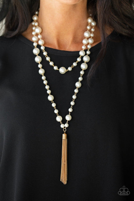 Paparazzi ~ Social Hour ~ Gold Necklace Set