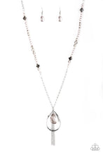 Load image into Gallery viewer, Paparazzi ~ Teardroppin Tassels ~ Silver Necklace Set