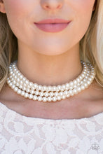 Load image into Gallery viewer, Paparazzi ~ Vintage Romance ~ White Pearl Choker Necklace Set