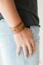 Load image into Gallery viewer, Paparazzi - Bronco Bravado - Brown Urban Bracelet - Klassy Jewelz Boutique