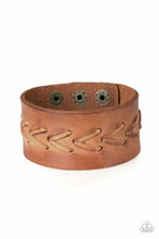 Load image into Gallery viewer, Paparazzi - Bronco Bravado - Brown Urban Bracelet - Klassy Jewelz Boutique
