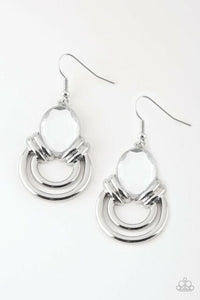 Paparazzi - Real Queen - Silver Earrings - Klassy Jewelz Boutique