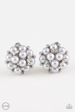 Load image into Gallery viewer, Paparazzi ~ Par Pearl ~ Silver Pearl Clip-On Earrings - Klassy Jewelz Boutique