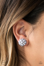 Load image into Gallery viewer, Paparazzi ~ Par Pearl ~ Silver Pearl Clip-On Earrings - Klassy Jewelz Boutique