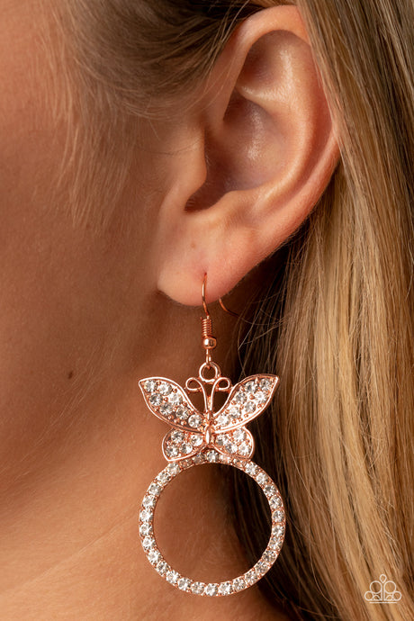 Paparazzi ~ Paradise Found ~ Copper Earrings