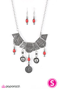 Paparazzi ~ Paradise Princess ~ Red Necklace Set