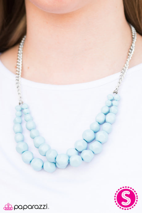 Paparazzi ~ Parkview Picnic ~ Blue Necklace Set