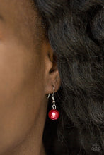 Load image into Gallery viewer, Paparazzi ~ Party Pearls ~ Red Pearl Necklace Set