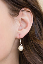 Load image into Gallery viewer, Paparazzi ~ Party Princess ~ White Bead Necklace Set