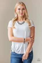 Load image into Gallery viewer, Paparazzi ~ Party Spree ~ Black Beaded Necklace Set
