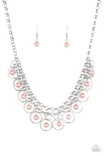Load image into Gallery viewer, Paparazzi ~ Party Time ~ Orange Pearl Necklace Set